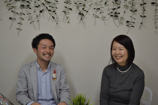 (左)清輔氏、(右)赤石氏