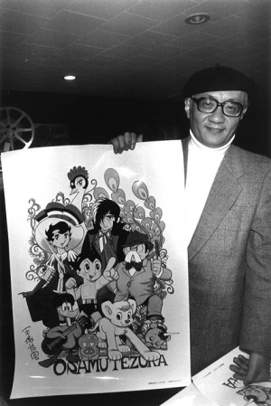 1982年のアングレーム国際漫画フェスティバルを訪れた手塚治虫