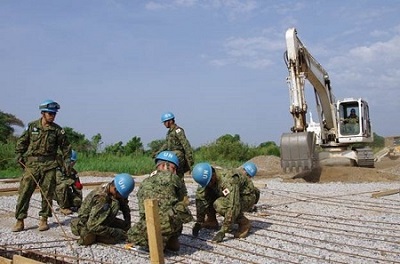 陸上自衛隊　国際平和協力維持活動　PKO Tシャツ　UN 国連